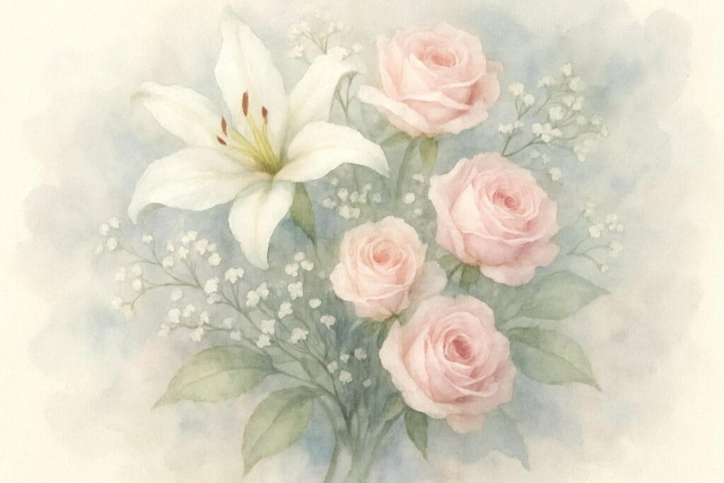 Flowers for loss of son